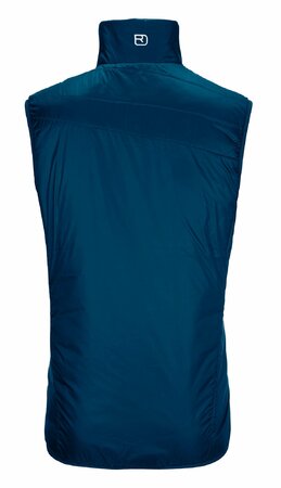 Pánska vesta Ortovox Swisswool Piz Cartas Vest M Petrol Blue