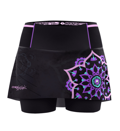 Bežecká sukňa Crazy Idea Skort Voltage Mandala