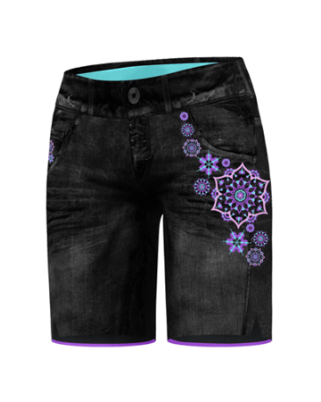 Krátke nohavice Crazy Idea Short Wonder Magic Mandala