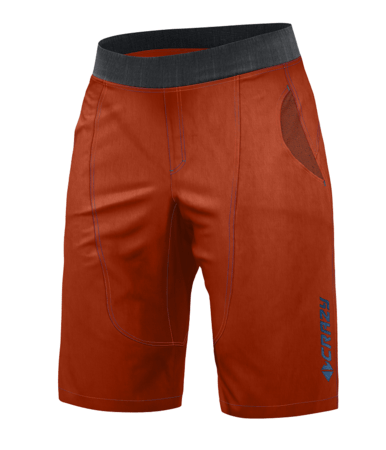 Krátke nohavice Crazy Idea Copper Brick