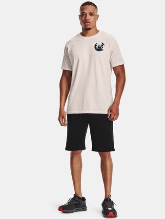 Pánske krátke nohavice Under Armour Rival Cotton Short Black
