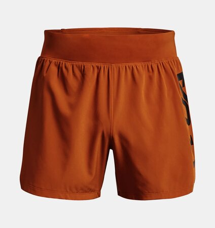 Pánske krátke nohavice Under Armour Speedpocket 5" Short Fox/Jet Gray Pánske krátke nohavice Under Armour Speedpocket 5" Short Fox/Jet Gray