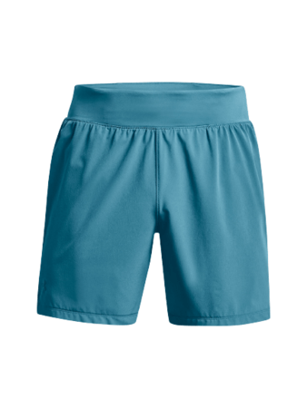 Pánske krátke nohavice Under Armour SpeedPocket 7'' Short Blue