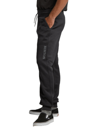 Pánske tepláky Burton Oak Fleece Pants True Black Heather