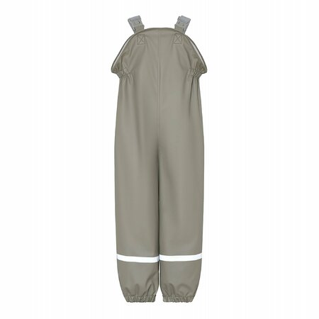 Nohavice do dažďa Color Kids Pants PU W. Suspender Vetiver
