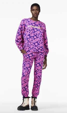 Tepláky Goldbergh Struck Pant Forever Purple Ski