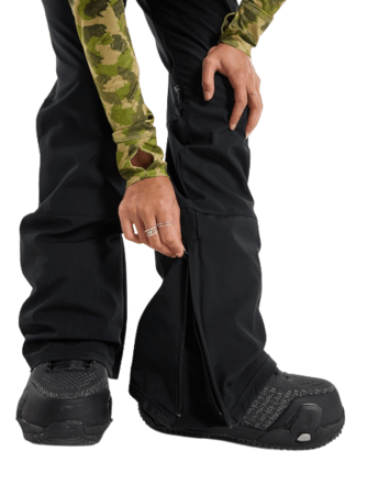 Nohavice Burton Avalon Stretch 2L Softshell Bib True Black