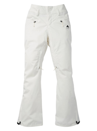 Dámske nohavice Burton Marcy High Rise Stretch Pant Stout White