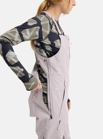 Zimné nohavice Burton Reserve 2L Bib Pants W Washed Lavender