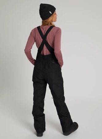 Dámske nohavice Burton Avalon Bib Pant True Black