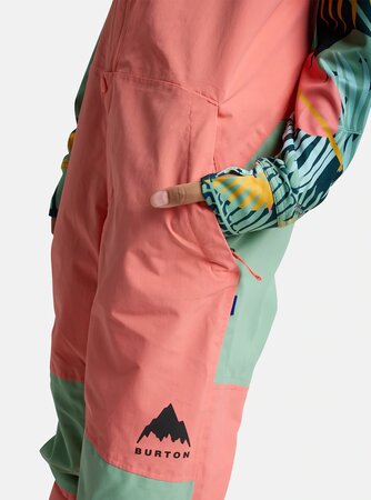 Zimné nohavice Burton Skylar 2L Bib Pants Peach Echo