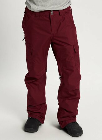 Pánske nohavice Burton Cargo Pant Regular Fit Mulled Berry