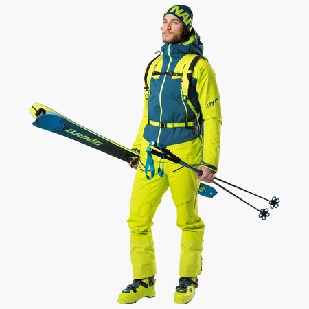 Pánske nohavice Dynafit Radical Gore-Tex Lime Punch