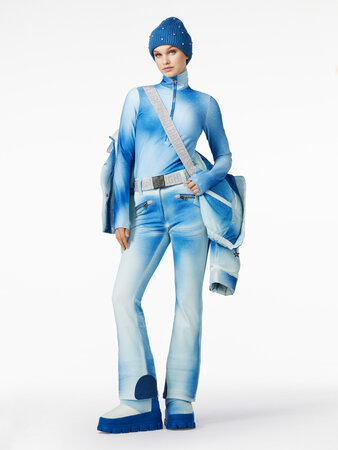 Lyžiarske nohavice Goldbergh Blanchi Ski Pants Denim Print