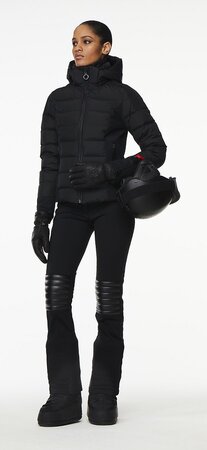 Lyžiarske nohavice Goldbergh ROCKY Ladies Knitted Ski Pant Black WP 10K