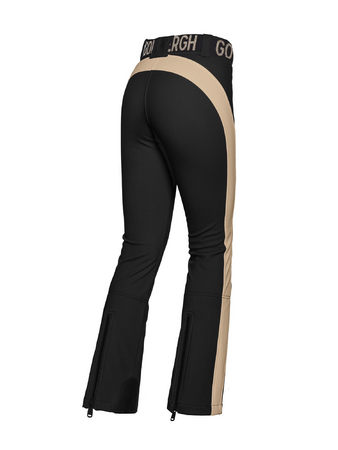 Nohavice Goldbergh Runner Ski Pants Black/Latte