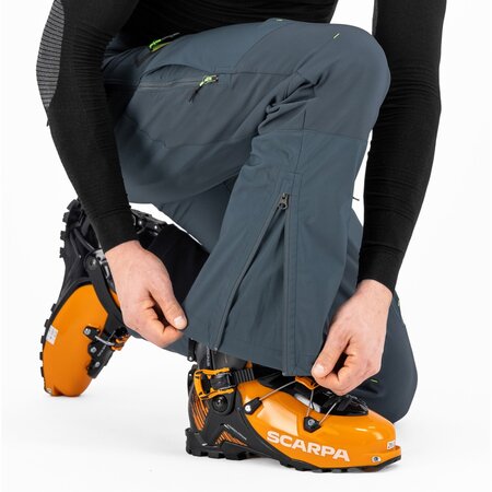 Zimné nohavice Karpos Marmolada Dark slate/Lime Green