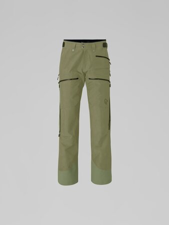 Lyžiarske nohavice Norrona lofoten GORE-TEX Insulated Pants Deep Lichen Green