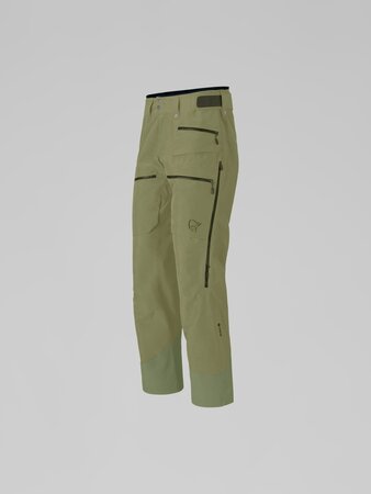 Lyžiarske nohavice Norrona lofoten GORE-TEX Insulated Pants Deep Lichen Green