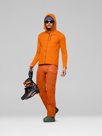 Zimné nohavice Norrona lyngen flex¹ light Pants Gold Flame