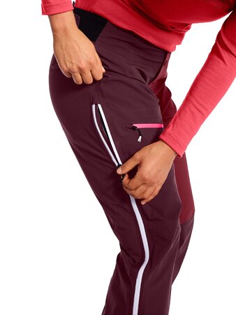 Dámske nohavice Ortovox Ortler Pants W Dark Wine
