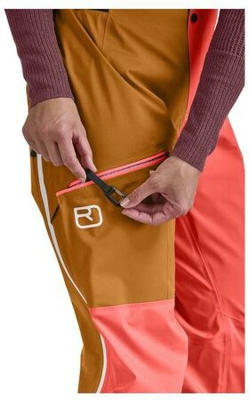 Dámske nohavice Ortovox 3L Ortler Pants W Coral