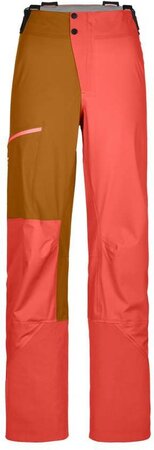 Dámske nohavice Ortovox 3L Ortler Pants W Coral