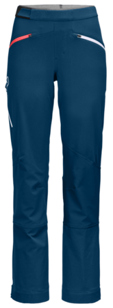 Dámske nohavice Ortovox Col Becchei Pants W Petrol Blue