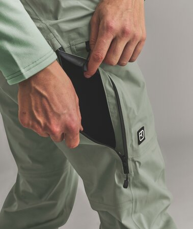 Zimné nohavice Ortovox Ortler GORE-TEX Pants W Green Sage