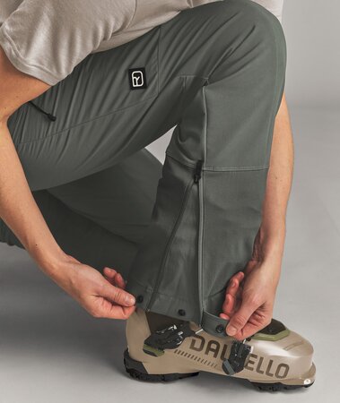 Zimné nohavice Ortovox Ortler Softshell Pants W Dark Sage
