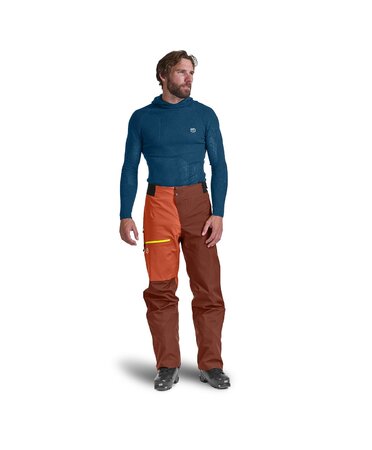 Pánske nohavice Ortovox 3L Ortler Pants M Clay Orange
