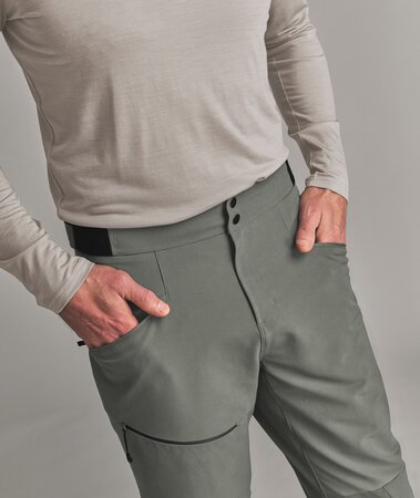 Zimné nohavice Ortovox Ortler Softshell Pants M Dark Sage