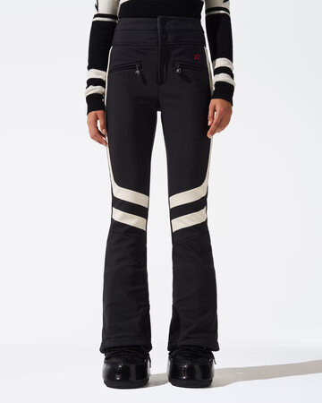 Lyžiarske nohavice Perfect Moment Aurora High Waist Flare Ski Pant Black/Snow White