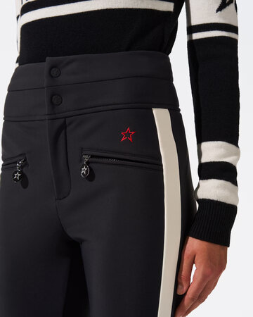 Lyžiarske nohavice Perfect Moment Aurora High Waist Flare Ski Pant Black/Snow White