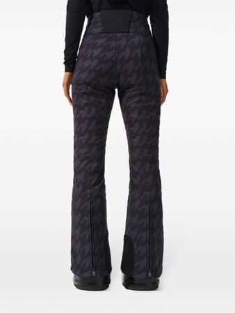 Lyžiarske nohavice Perfect Moment Aurora High Waist Flare Ski Pant Black Houndstooth