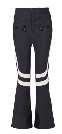 Lyžiarske nohavice Perfect Moment Aurora High Waist Flare Ski Pant Black/Snow White
