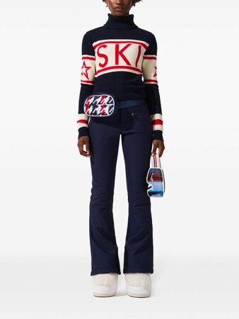 Lyžiarske nohavice Perfect Moment Aurora High Waist Flare Ski Pant Dark Charcoal Blue