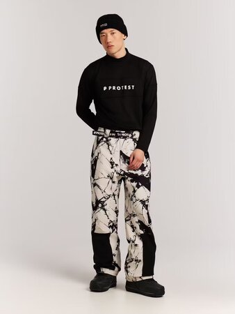 Lyžiarske nohavice Protest PRTLutony Kit Offwhite