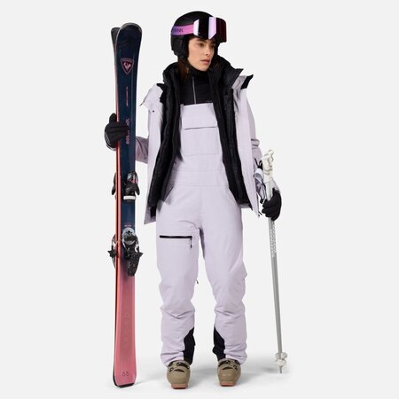 Lyžiarske nohavice Rossignol W Outerlimits Insulated Bib Galactic Lilac