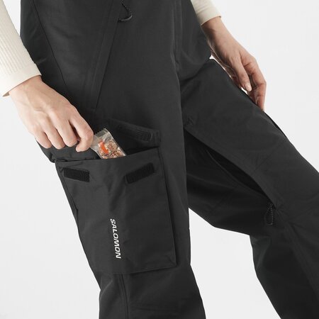 Lyžiarske nohavice Salomon Bashley Bib Pant W Deep Black