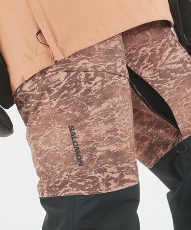 Lyžiarske nohavice Salomon Bashley Puff Pant W Ao/Deep Black