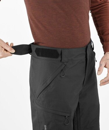 Lyžiarske nohavice Salomon Transfer Puff Pant Deep Black Lyžiarske nohavice Salomon Transfer Puff Pant Deep Black