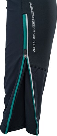 Nohavice Silvini Soracte Black/Ocean