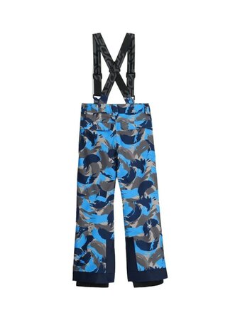 Lyžiarske nohavice Spyder Propulsion Pants Camouflage Aether Blue