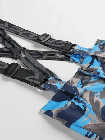 Lyžiarske nohavice Spyder Propulsion Pants Camouflage Aether Blue