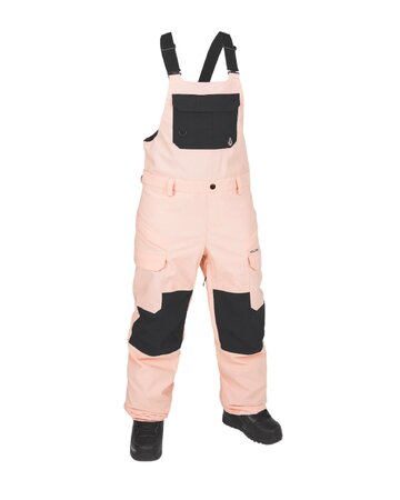 Lyžiarske nohavice Volcom Creston 3D Stretch Bib Overall Coral Haze