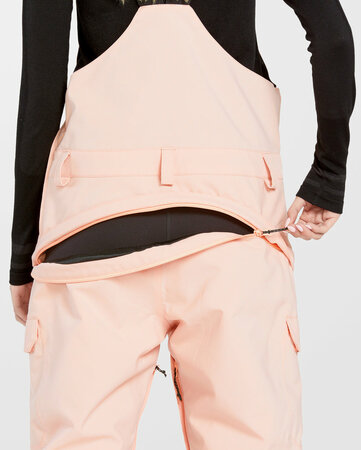 Lyžiarske nohavice Volcom Creston 3D Stretch Bib Overall Coral Haze