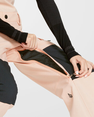 Lyžiarske nohavice Volcom Creston 3D Stretch Bib Overall Coral Haze