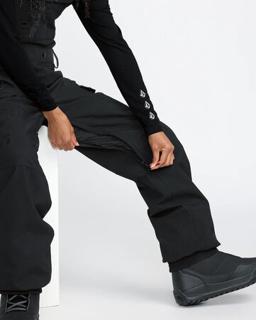 Zimné nohavice Volcom Creston 3D Stretch Bib Overall Black