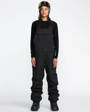 Zimné nohavice Volcom Creston 3D Stretch Bib Overall Black
